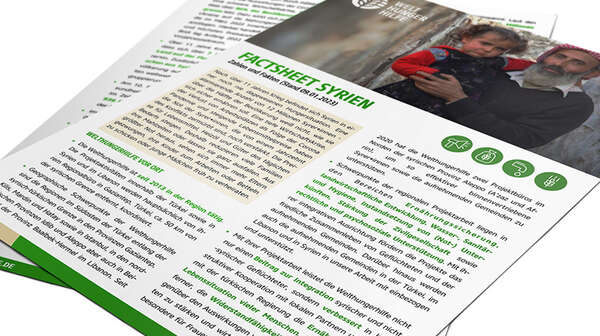 Teaserbild Factsheet Syrien, 2023.