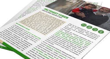 Teaserbild Factsheet Syrien, 2023.