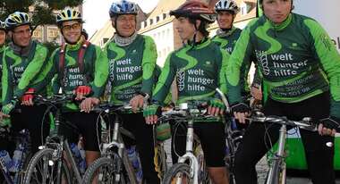 Benefitz-Tour "LebensLäufe" der Deutschen Welthungerhilfe in Nürnberg