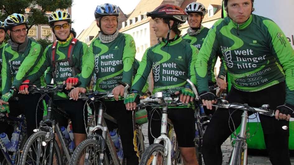 Benefitz-Tour "LebensLäufe" der Deutschen Welthungerhilfe in Nürnberg