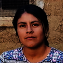 Eine Projektteilnehmerin in Peru. 