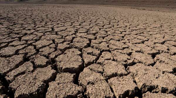 Ausgetrockneter Boden