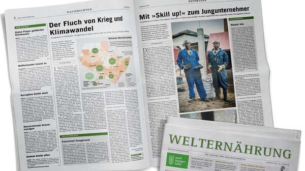 Titelbild: Zeitung Welternährung 01/2017