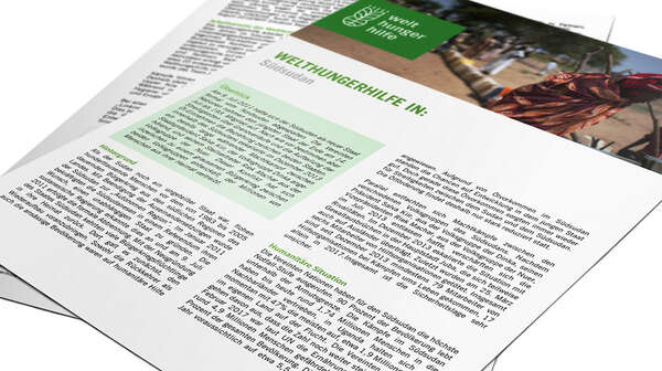 Deckblatt: Welthungerhilfe in - Südsudan