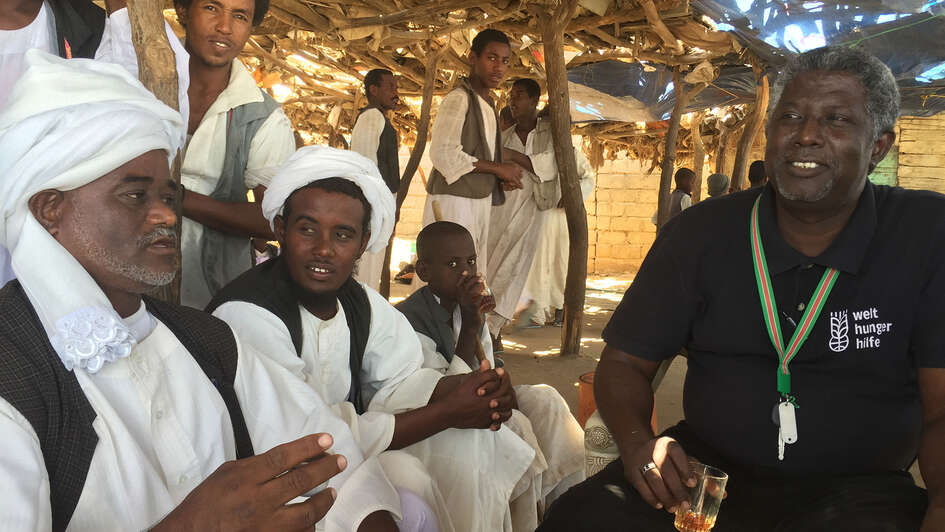 Mahmoud El-Hadj Salih WHH Mitarbeiter, Mahmoud El-Hadj Salih Welthungerhilfe employee, Sudan