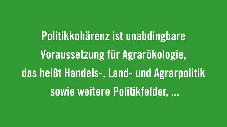 Politikkohärenz herstellen