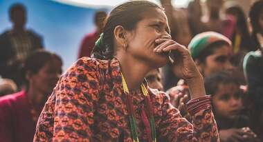 Sangita Pandey bei einer landwirtschaftlichen Schulung, Nepal.