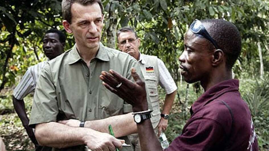 Wolfgang Jamann Besuch in Sierra Leone