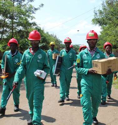 Studenten der Green Colleges in Uganda, 2020
