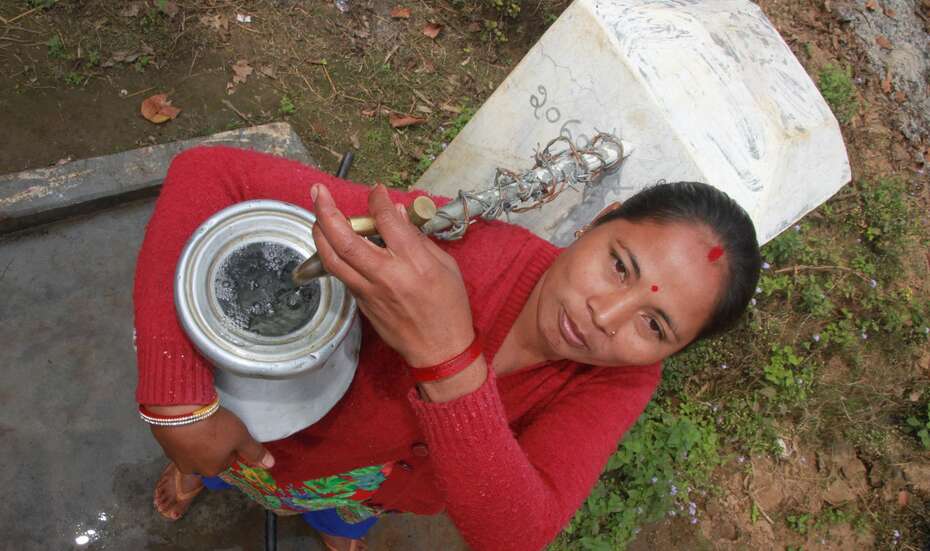 Sauberes Wasser und neue Toiletten