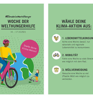 Instagram Story-Slides: So startest du eine Klima-Aktion. 