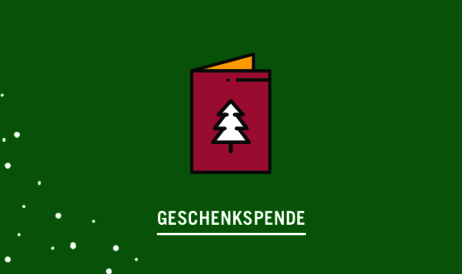 Grafik: Spenden zu Weihnachten - Geschenkspende