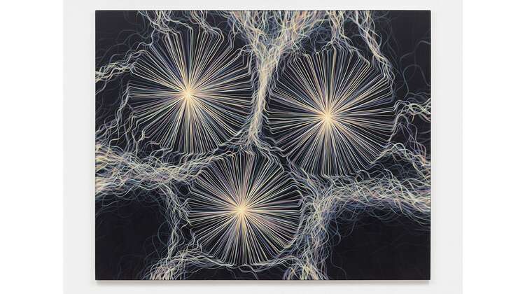 Acryl auf Leinwand von Yunior Marino: Mantra, 2016 