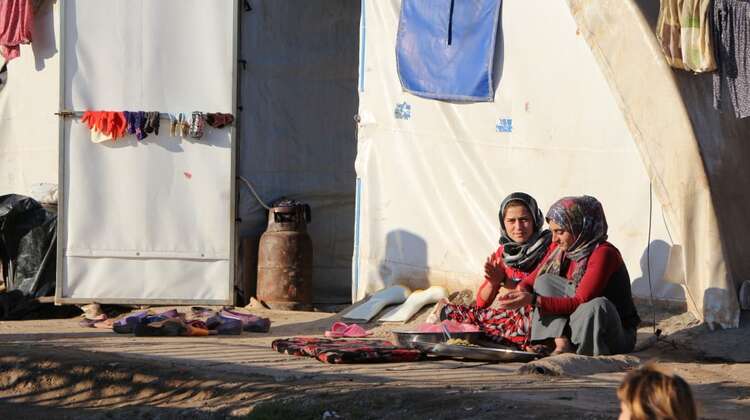 Alltag im Fluechtlingslager Bajed Kandala Camp No.1