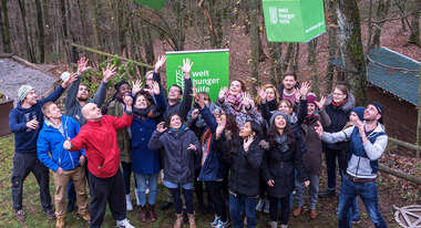 Eine Unterstützergruppe der Welthungerhilfe.