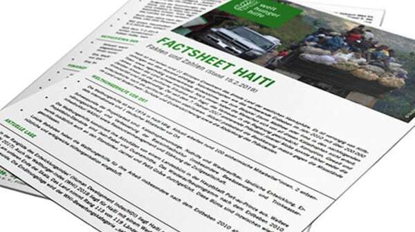 Vorschaubild des Factsheets Haiti.