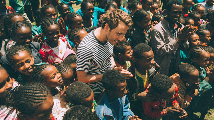 2016 Prominente Clueso Aethiopien Christoph Koestlin Clueso in Aethiopien 2016