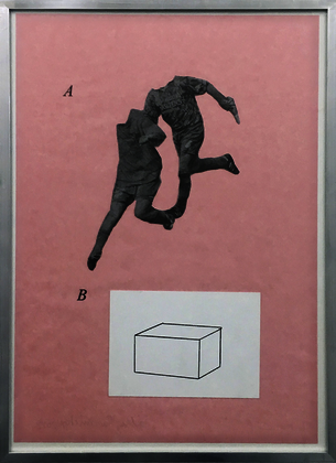 Collage von Joëlle Tuerlinckx: Theory of walking - série rose, Superbodies (3), 2012