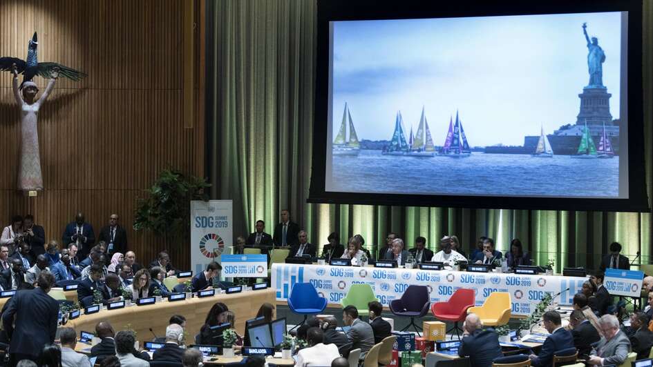 Staats- und Regierungschefs beim SDG-Gipfel in New York.