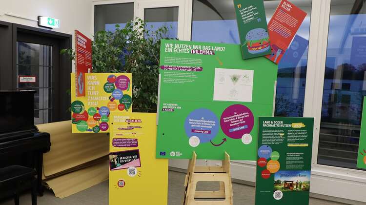 Info-Poster rund ums Thema Landwirtschaft