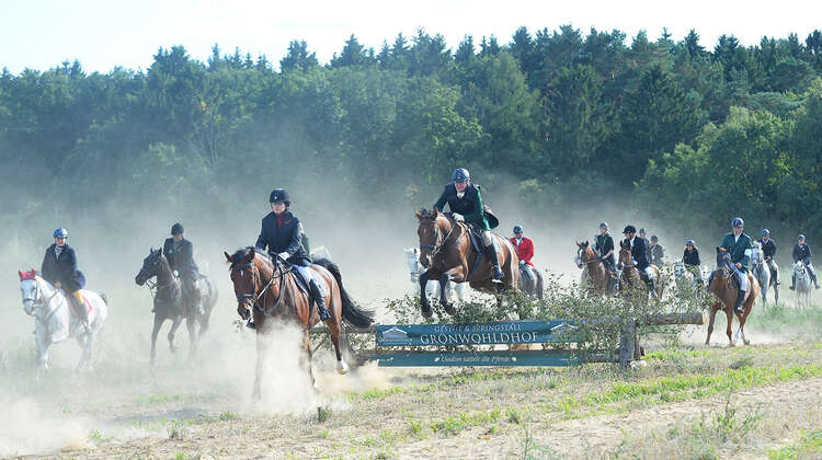 Reiter/innen beim Usedom Cross Country Charity-Event 2018.