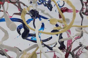 augmentierter CGI Fine Art Print 'Banz & Bowinkel AR' für iOS & Android von Guilia Bowinkel und Friedemann Banz: Bodypaint V 06, 2019