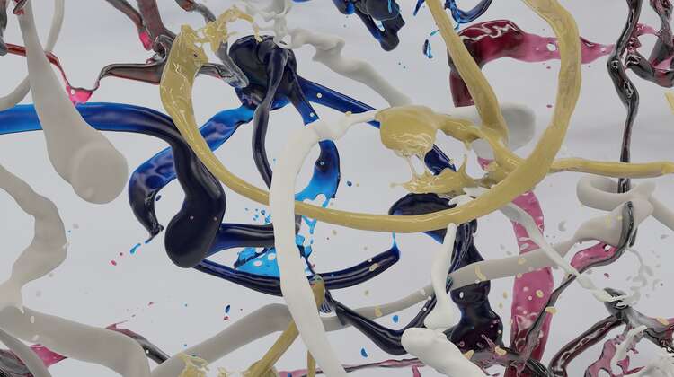 augmentierter CGI Fine Art Print 'Banz & Bowinkel AR' für iOS & Android von Guilia Bowinkel und Friedemann Banz: Bodypaint V 06, 2019