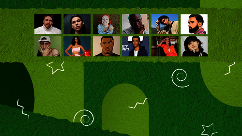 Collage mit verschiedenen Influencern