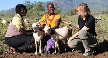 Gesine Cukrowski in Uganda