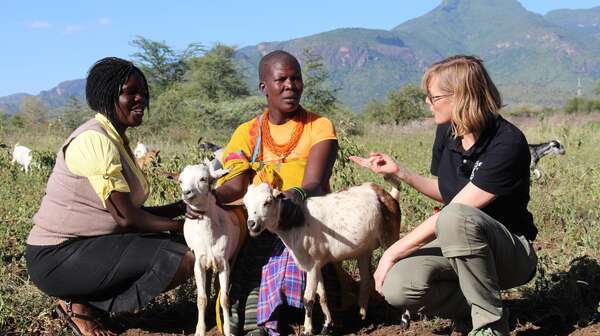 Gesine Cukrowski in Uganda