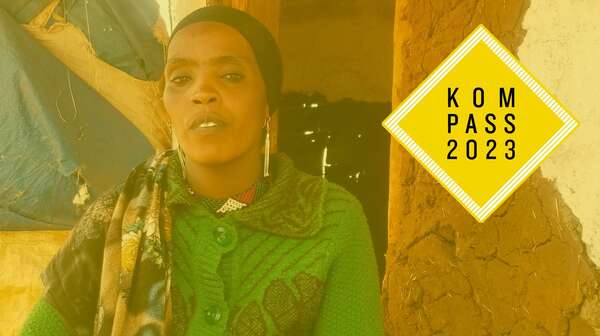 Porträt einer Frau in Äthiopien.