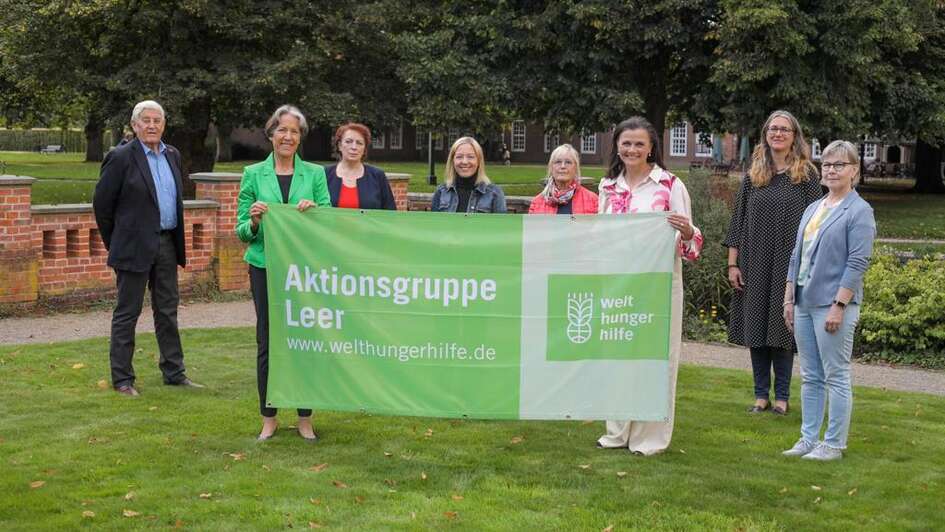 Gruppenfoto der Aktionsgruppe Leer, 2021.