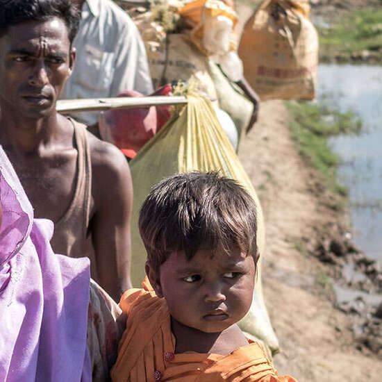 Flüchtlinge der Rohingya in Cox's Bazar, Bangladesch, 2018.