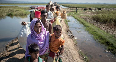 Flüchtlinge der Rohingya in Cox's Bazar, Bangladesch, 2018.