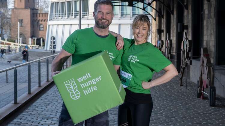 Nina Ensmann und Simon Böer gehen für die #ZeroHungerRun Challenge 2022 an den Start.