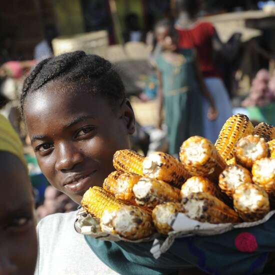 Sierra Leone Marktszene Sierra Leone market scene