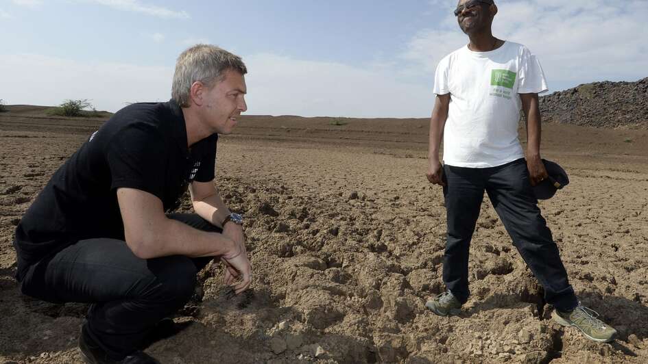 Till Wahnbaeck in Äthiopien: Es ist wichtig, langfristige Strukturen aufzubauen. © Jens Grossmann