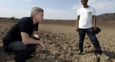 Till Wahnbaeck in Äthiopien: Es ist wichtig, langfristige Strukturen aufzubauen. © Jens Grossmann