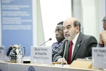 FAO-Generaldirektor José Graziano da Silva beim ersten Expertentreffen des Welternährungsausschusses in Rom zum Thema Agrarökologie im Juli 2018.