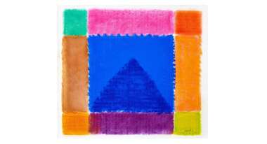 Pastellkreide auf Bütten von Heinz Mack: Ohne Titel, 2018 © Heinz Mack / ARTGATE 