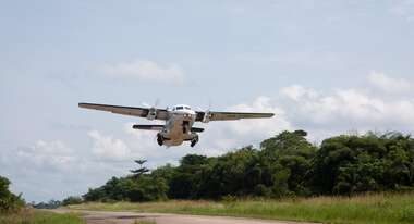 Ehe Lena Voigt den Südsudan per Flugzeug verlassen konnte, vergingen dramatische Stunden. © Andreas Herzau