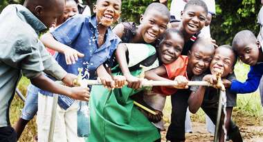Welthungerhilfe unterstützt den Bau von Trinkwasserbrunnen in Simbabwe.