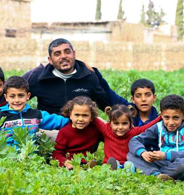 Amar Homede und Kinder 