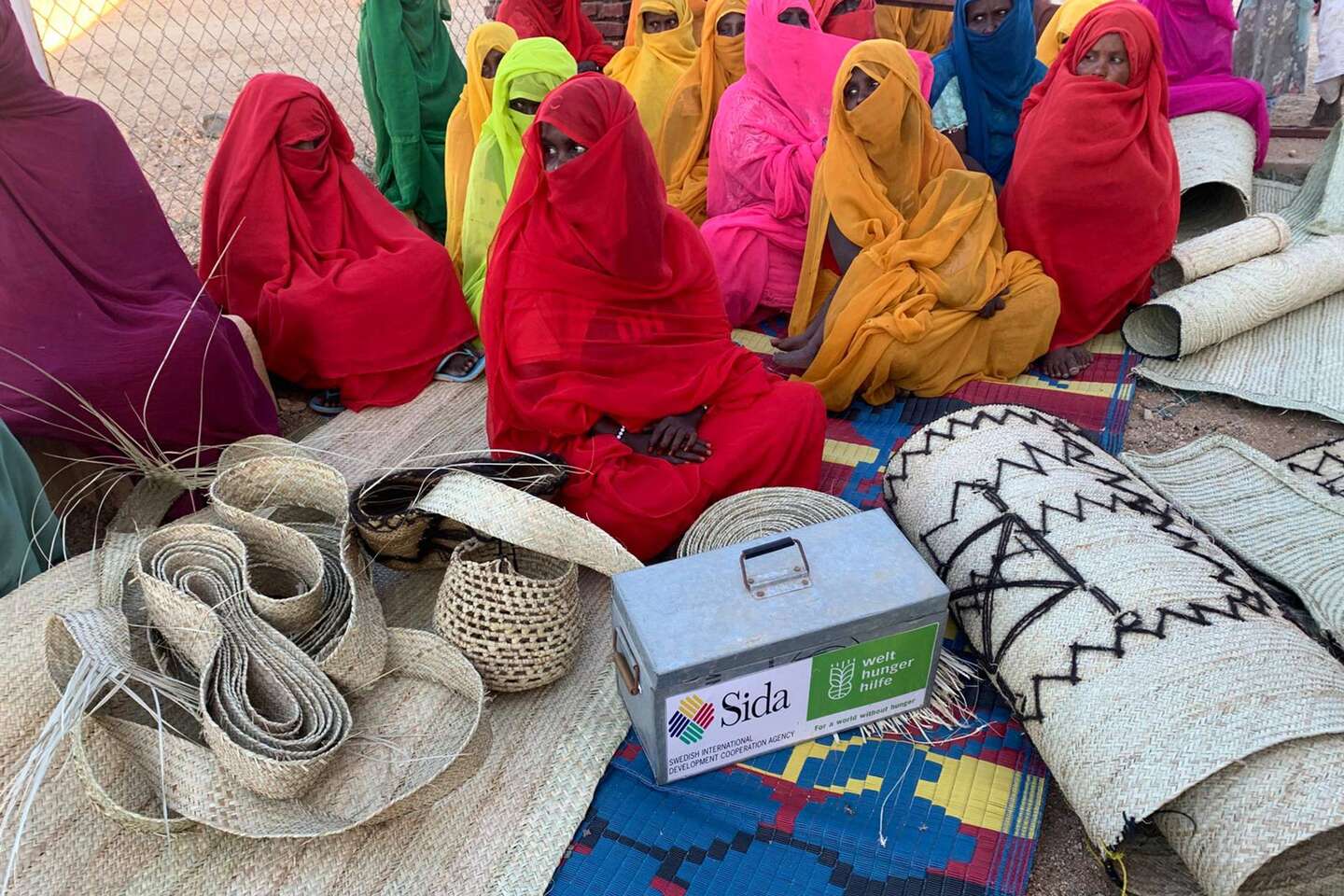 Frauen in einem Camp für Binnenflüchtlinge in Port Sudan.