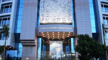 Der Eingang der Afrikanischen Export-Import-Bank.