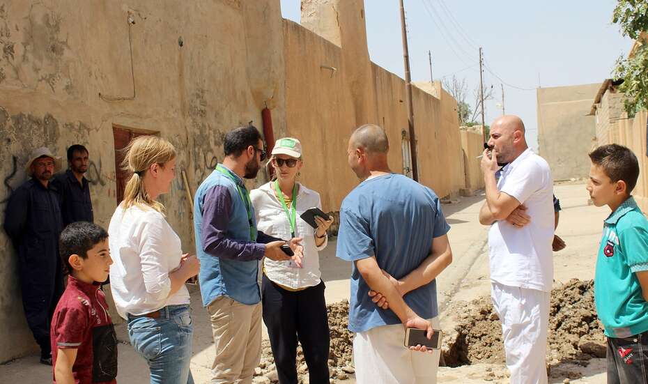 Stephanie Binder im Irak