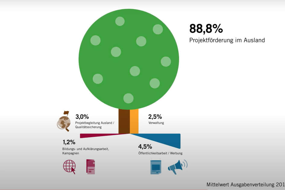 Grafik: Weg der Spende