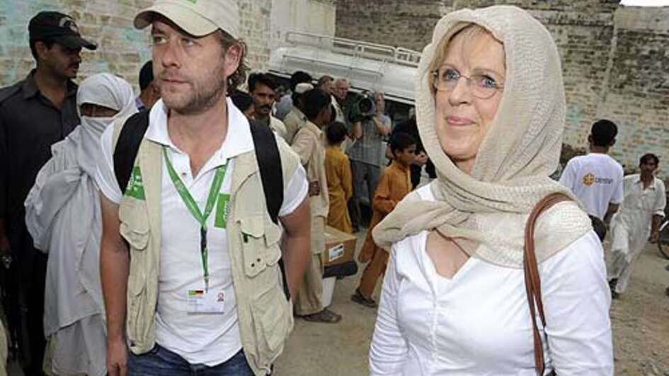 Bärbel Dieckmann und Jürgen Mika in Pakistan