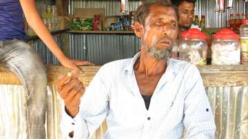 Der Majhi Azizul Haq ist für über 170 Familien im Gondum Camp verantwortlich. 