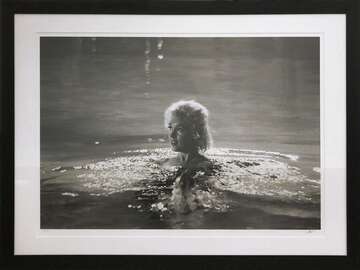 Silbergelatineabzug, 1962 - gedruckt 2007 von Lawrence Schiller: marilyn 12 (Roll 2 Frame 2), 1962